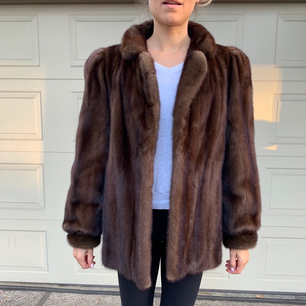 Genuine Vintage Mink Coat 3/4 length